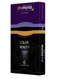 Разноцветные презервативы DOMINO Colour Beauty - 6 шт. - Domino - купить с доставкой в Барнауле