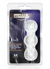 Прозрачный фигурный мастурбатор Master Stroker - Blush Novelties - в Барнауле купить с доставкой