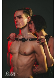 Черный кляп Love Addict на замочке - Lola Games - купить с доставкой в Барнауле