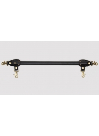 Черная распорка для ног Bound to You Faux Leather Spreader Bar - 50,8 см. - Fifty Shades of Grey - купить с доставкой в Барнауле