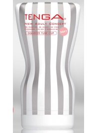 Мастурбатор TENGA Squeeze Tube Cup Soft - Tenga - в Барнауле купить с доставкой