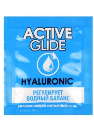 Лубрикант на водной основе Active Glide с гиалуроновой кислотой - 3 гр. - Биоритм - купить с доставкой в Барнауле