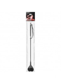 Черный стек с наконечником-сердечком - 54 см. - Notabu - купить с доставкой в Барнауле