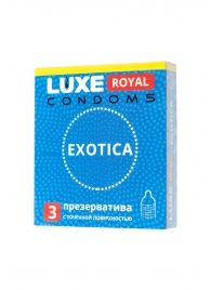 Текстурированные презервативы LUXE Royal Exotica - 3 шт. - Luxe - купить с доставкой в Барнауле