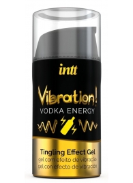 Жидкий интимный гель с эффектом вибрации Vibration! Vodka Energy - 15 мл. - INTT - купить с доставкой в Барнауле