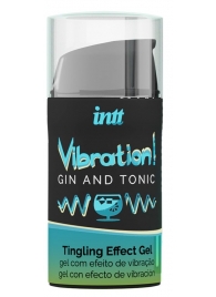 Жидкий интимный гель с эффектом вибрации Vibration! Gin   Tonic - 15 мл. - INTT - купить с доставкой в Барнауле