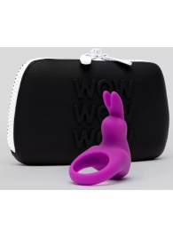 Фиолетовое эрекционное виброкольцо Happy Rabbit Cock Ring Kit - Happy Rabbit - в Барнауле купить с доставкой