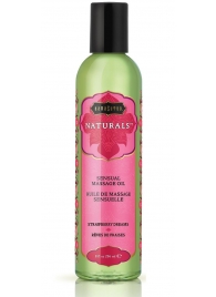 Массажное масло Naturals Strawberry Dreams с ароматом клубники - 236 мл. - Kama Sutra - купить с доставкой в Барнауле