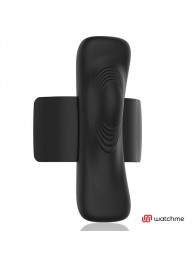 Черная вибровкладка в трусики с пультом-часами Anne s Desire Vibro Panty Wireless Watchme - DreamLove