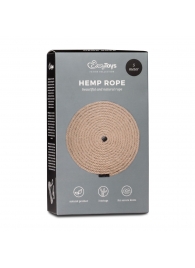 Пеньковая веревка для связывания Hemp Rope - 5 м. - Easy toys - купить с доставкой в Барнауле