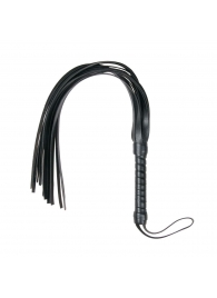 Черный флоггер Flogger Whip - 46 см. - Easy toys - купить с доставкой в Барнауле