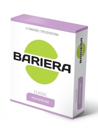 Классические презервативы Bariera Classic - 3 шт. - Bariera - купить с доставкой в Барнауле