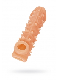 Телесная закрытая насадка с пупырышками Cock Sleeve Size S - 13,8 см. - KOKOS - в Барнауле купить с доставкой Телесная закрытая насадка с пупырышками Cock Sleeve Size S - 13,8 см. - KOKOS - в Барнауле купить с доставкой