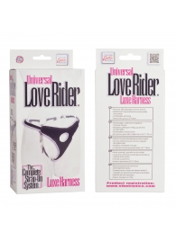 Трусы для страпона с универсальным креплением Universal Love Rider Luxe Harness - California Exotic Novelties - купить с доставкой в Барнауле