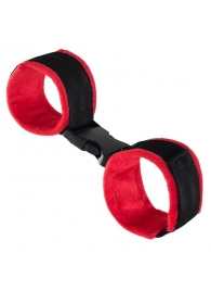 Красно-черные велюровые оковы Anonymo - ToyFa - купить с доставкой в Барнауле