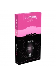 Презервативы с точками и рёбрышками DOMINO Classic Extase - 6 шт. - Domino - купить с доставкой в Барнауле