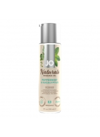 Массажное масло с ароматом перечной мяты и эвкалипта JO Naturals Peppermint   Eucalyptus - 120 мл. - System JO - купить с доставкой в Барнауле