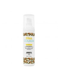 Разогревающее массажное масло с ароматом пина колада Gourmet Pina Colada - 50 мл. - Exsens - купить с доставкой в Барнауле