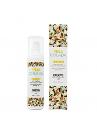 Разогревающее массажное масло с ароматом пина колада Gourmet Pina Colada - 50 мл. - Exsens - купить с доставкой в Барнауле