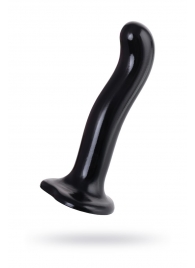 Черный стимулятор для пар P G-Spot Dildo Size M - 18 см. - Strap-on-me - в Барнауле купить с доставкой