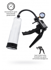 Прозрачная механическая помпа для пениса Viggo - Sexus - в Барнауле купить с доставкой