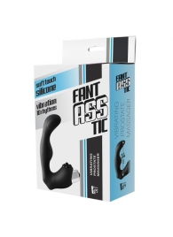 Черный вибромассажер простаты FantASStic Vibrating Prostate Massager - 11,3 см. - Dream Toys - в Барнауле купить с доставкой