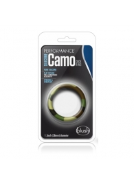 Эрекционное кольцо камуфляжной расцветки Silicone Camo Cock Ring - Blush Novelties - в Барнауле купить с доставкой