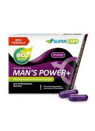 Возбуждающее средство для мужчин Mans Power plus - 10 капсул (0,35 гр.) +1 в подарок - SuperCaps - купить с доставкой в Барнауле