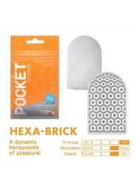 Карманный мастурбатор HEXA-BRICK - Tenga - в Барнауле купить с доставкой