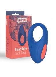 Синее эрекционное кольцо RRRING First Date Cock Ring - FeelzToys - в Барнауле купить с доставкой