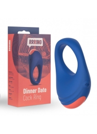 Синее эрекционное кольцо RRRING Dinner Date Cock Ring - FeelzToys - в Барнауле купить с доставкой