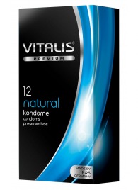 Классические презервативы VITALIS PREMIUM natural - 12 шт. - Vitalis - купить с доставкой в Барнауле