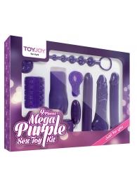 Эротический набор Toy Joy Mega Purple - Toy Joy - купить с доставкой в Барнауле