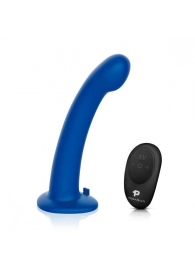 Синяя насадка Remote Control P-Spot G-Spot с черными трусиками - 20 см. - Pegasus - купить с доставкой в Барнауле