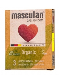 Экологически чистые презервативы Masculan Organic - 3 шт. - Masculan - купить с доставкой в Барнауле