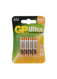 Батарейки алкалиновые GP Ultra Alkaline 24А AАA/LR03 - 4 шт. - Элементы питания - купить с доставкой в Барнауле