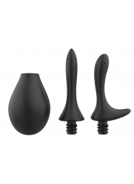 Черный анальный душ Nexus Anal Douche Set с 2 сменными насадками - Nexus Range - купить с доставкой в Барнауле