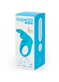 Голубое эрекционное виброкольцо Happy Rabbit Rechargeable Rabbit Cock Ring - Happy Rabbit - в Барнауле купить с доставкой