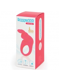 Розовое эрекционное виброкольцо Happy Rabbit Rechargeable Rabbit Cock Ring - Happy Rabbit - в Барнауле купить с доставкой