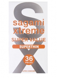 Ультратонкие презервативы Sagami Xtreme Superthin - 36 шт. - Sagami - купить с доставкой в Барнауле