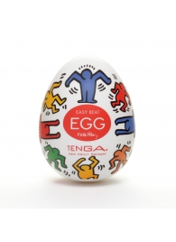 Мастурбатор-яйцо Keith Haring EGG DANCE - Tenga - в Барнауле купить с доставкой