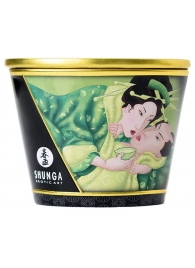 Массажная свеча Exotic Green Tea с ароматом зелёного чая - 170 мл. - Shunga - купить с доставкой в Барнауле