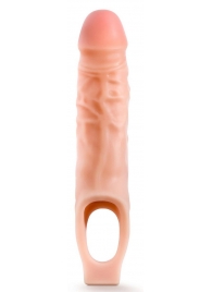 Телесная насадка на пенис 9 Inch Cock Sheath Extender - 22,2 см. - Blush Novelties - в Барнауле купить с доставкой