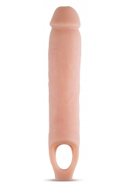 Телесная насадка на пенис 11.5 Inch Cock Sheath Penis Extender - 29,2 см. - Blush Novelties - в Барнауле купить с доставкой