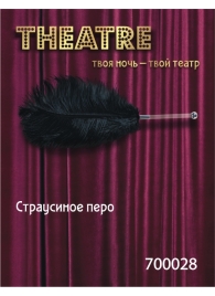 Чёрное страусовое пёрышко - ToyFa - купить с доставкой в Барнауле