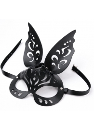 Черная ажурная маска  Зайка  с ушками - Crazy Handmade - купить с доставкой в Барнауле