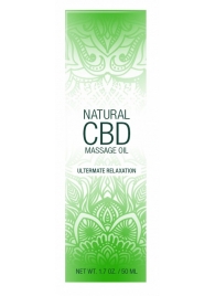 Массажное масло Natural CBD Massage Oil - 50 мл. - Shots Media BV - купить с доставкой в Барнауле