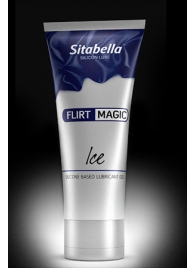 Силиконовая гель-смазка FLIRT MAGIC Ice с лёгким пролонгирующим эффектом - 75 мл. - Sitabella - купить с доставкой в Барнауле