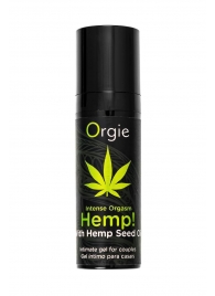 Возбуждающий интимный гель для пар ORGIE Hemp Intense Orgasm - 15 мл. - ORGIE - купить с доставкой в Барнауле