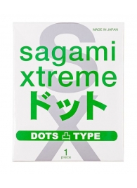 Презерватив Sagami Xtreme Type-E с точками - 1 шт. - Sagami - купить с доставкой в Барнауле